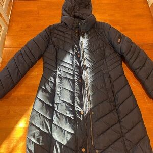 Marc New York Dark Blue Quilted Puffer Coat